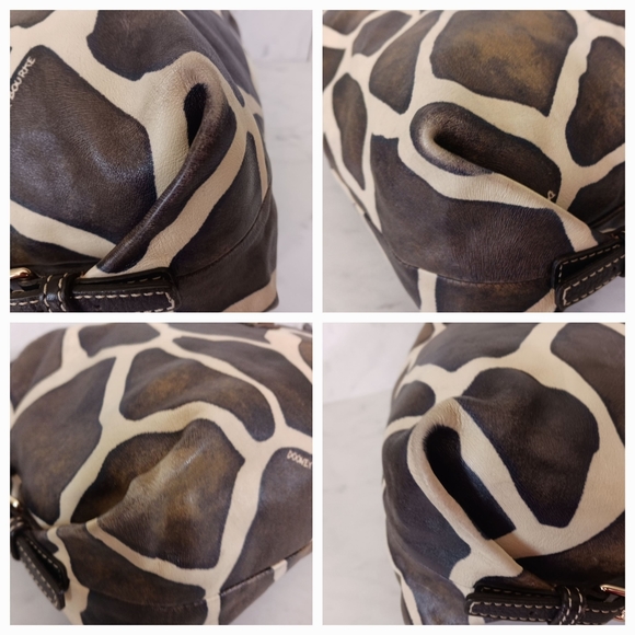 Dooney & Bourke Giraffe Print Shoulder Bag - Picture 4 of 14
